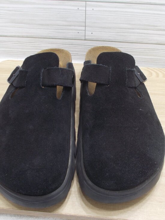 Birkenstock Boston Papillio Chunky Suede Leather Shoes Women's 8 Narrow Fit - Picture 2 of 5